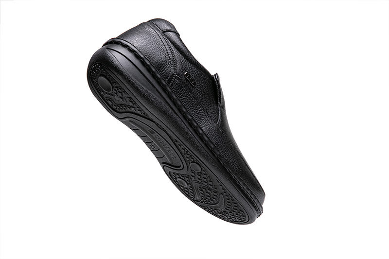 סליפרים שחורות לגברים מעור איכותי