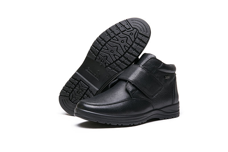 מגפי עור לגברים עם פרווה