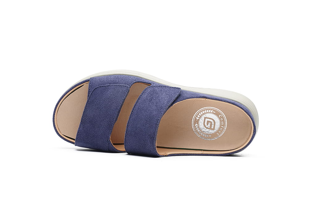 נעלי נשים רחבות מעור עם סוליה גמישה ורכה במיוחד